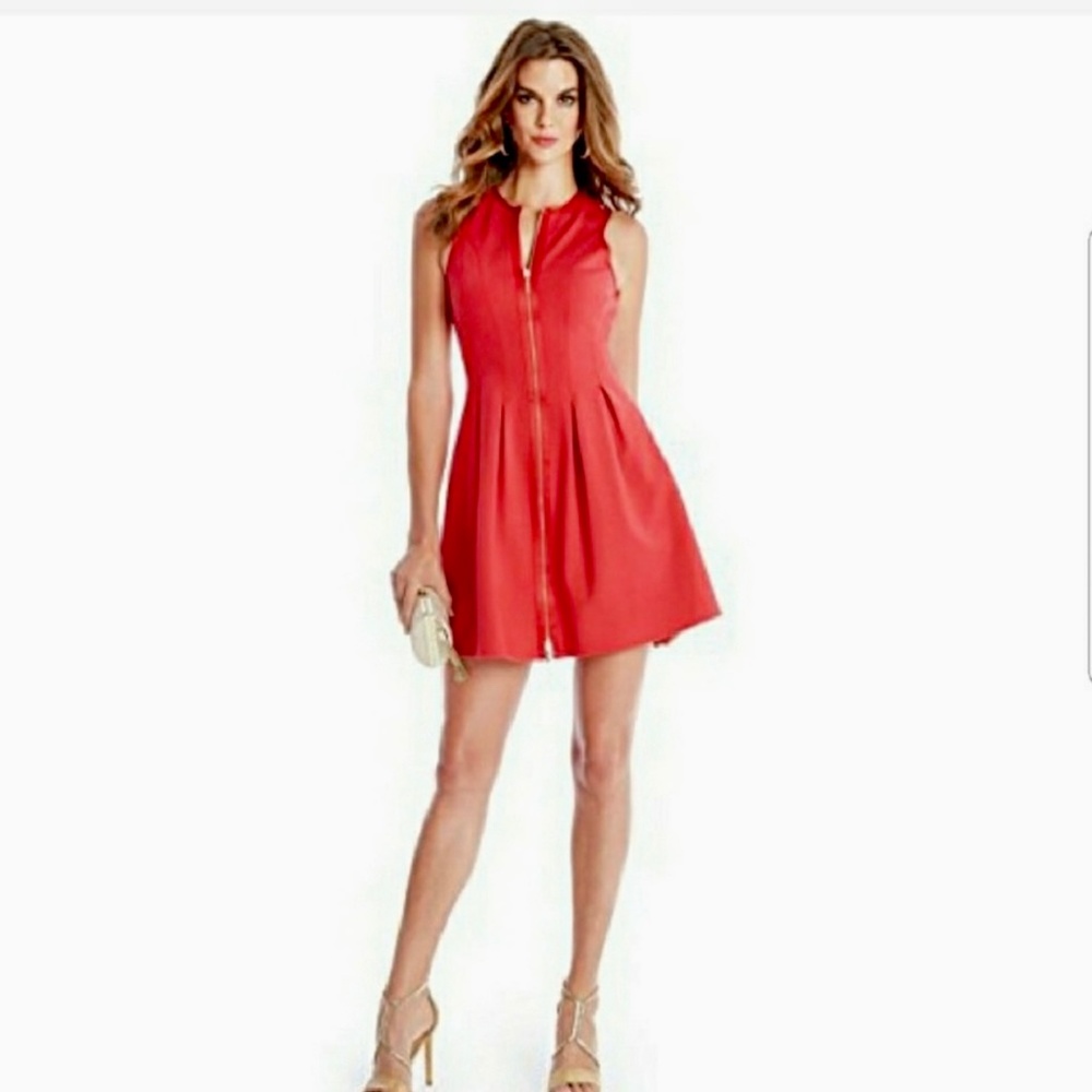 Marciano Red Ponte Dress Size 2